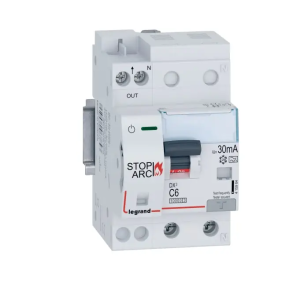 DX3 AFDD STOP ARC 1P+NR C6 10000A 30MA A - LEGRAND 415964