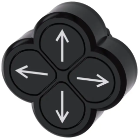QUADRUPLE PUSHBUTTON, BLACK - SIEMENS 3SU10003FB110AU0