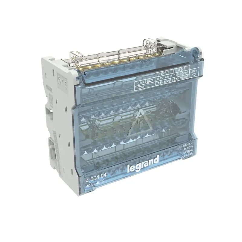 RIPARTITORE MODULARE 4P 40A 6M - LEGRAND 400404