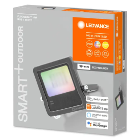 SMART OUTD WIFI FLOOD 10W RGBW DG  LEDV - LEDVANCE SPA LUM474604WF