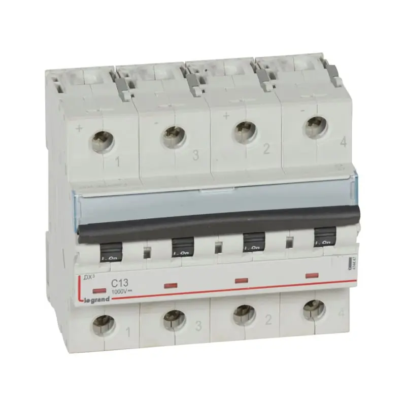 Interruttore 2P B13 1000V DC - LEGRAND 414447