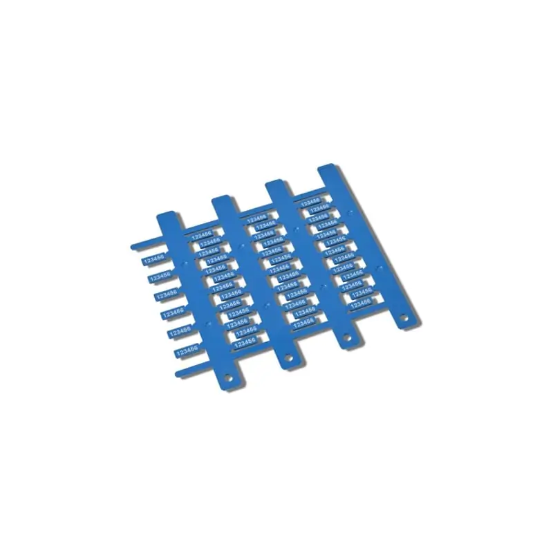 TARGHETTA MG-TPM BLU 4X15MM METALDETECABLE - CEMBRE 40062-MD