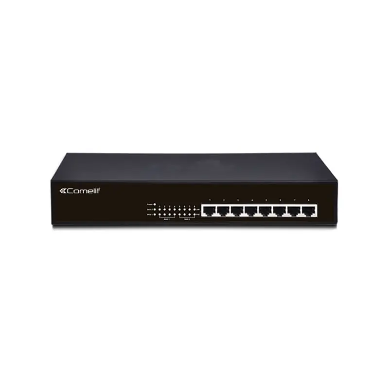 SWITCH, 8 PORTE POE GIGABIT - COMELIT IPSWP080A