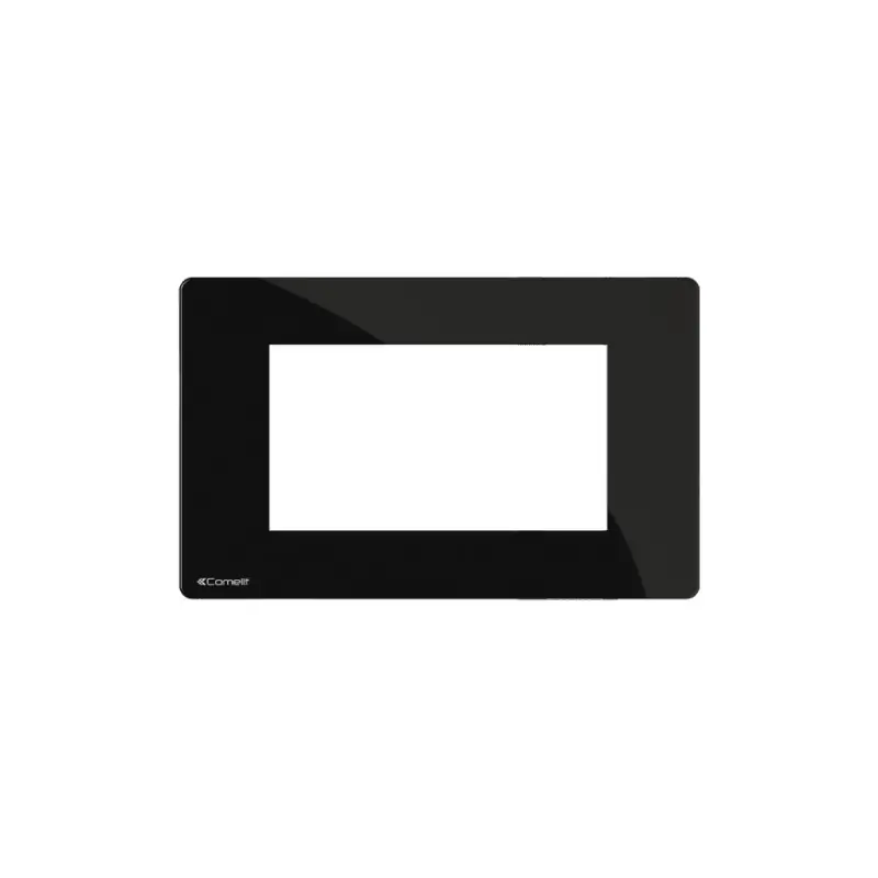 PLACCA ABSOLUTE BLACK ONE COMP BTICINO AX.. - COMELIT ONE/PB/BA4