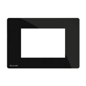 PLACCA ABSOLUTE BLACK ONE COMP BTICINO LI.. - COMELIT ONE/PB/BL3