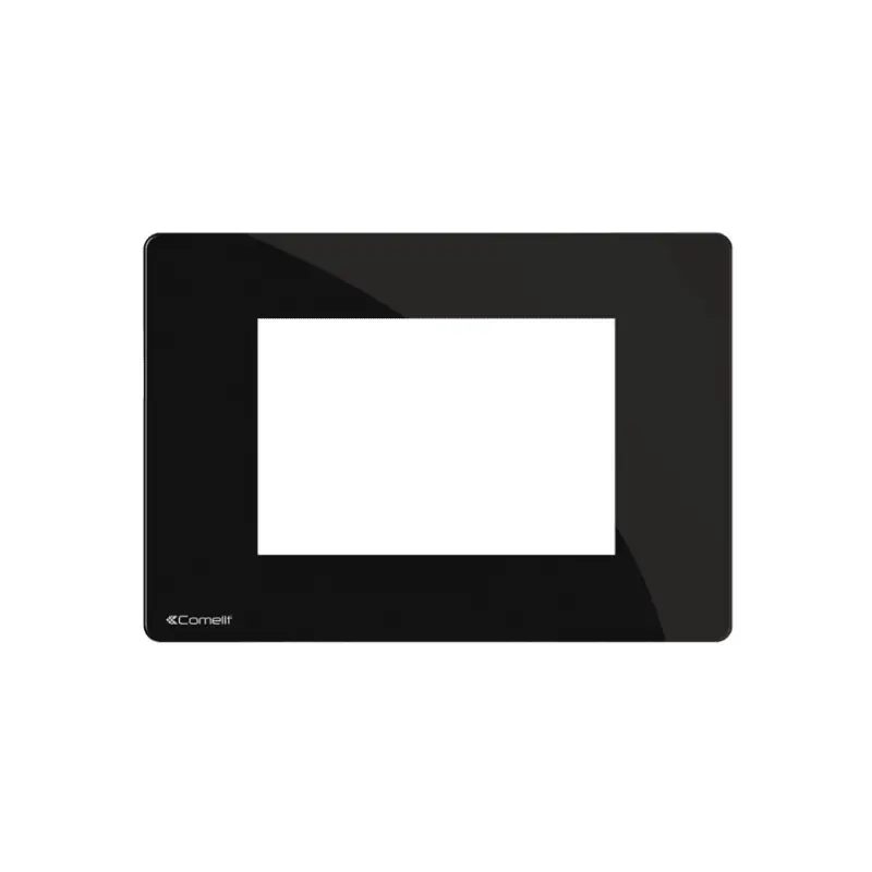 PLACCA ABSOLUTE BLACK ONE COMP VIMAR EIKO.. - COMELIT ONE/PB/VE3