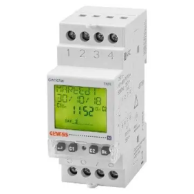 INTERRUTTORE ASTRONOMICO 2CANALI 2M - Gewiss GWD6786