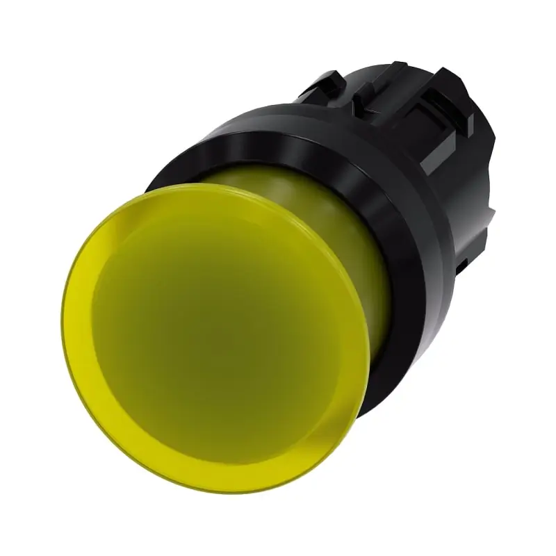 PULS.LUM.FUNGO GIALLO 30MM - SIEMENS 3SU10011AD300AA0
