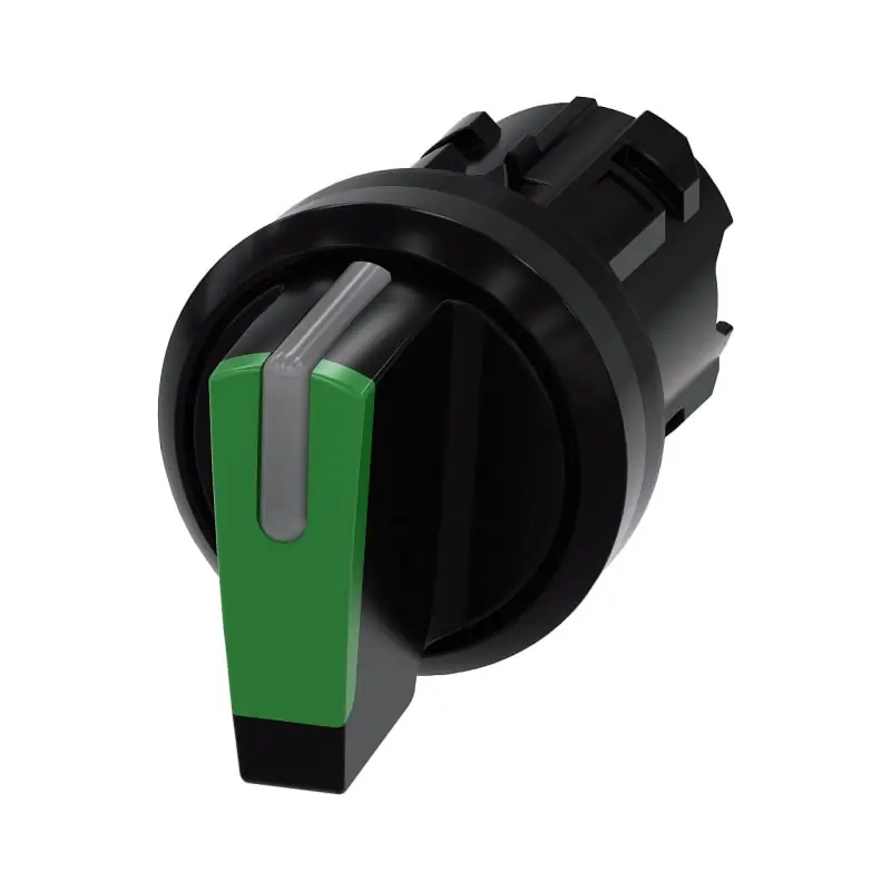 SEL.LUM.LEVA VERDE IMO. 3POS RIT. SX - SIEMENS 3SU10022BP400AA0