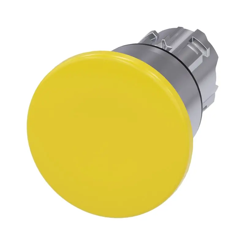 PULS.FUNGO GIALLO SBLOC TRAZIONE 40MM MET - SIEMENS 3SU10501BA300AA0