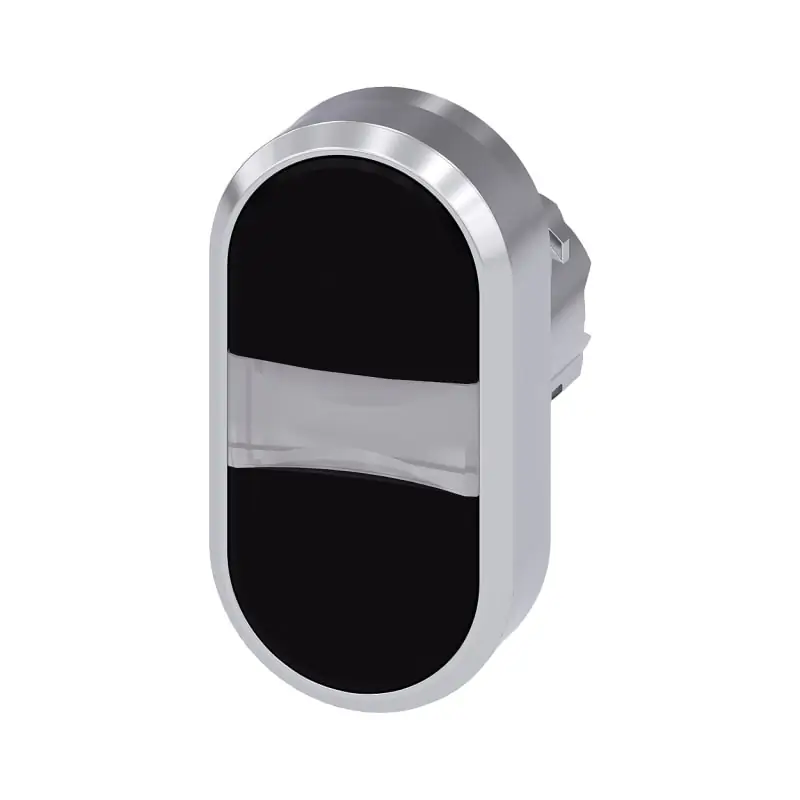 PULS. DOPPIO PIATTO NERO-NERO - SIEMENS 3SU10503AB110AA0