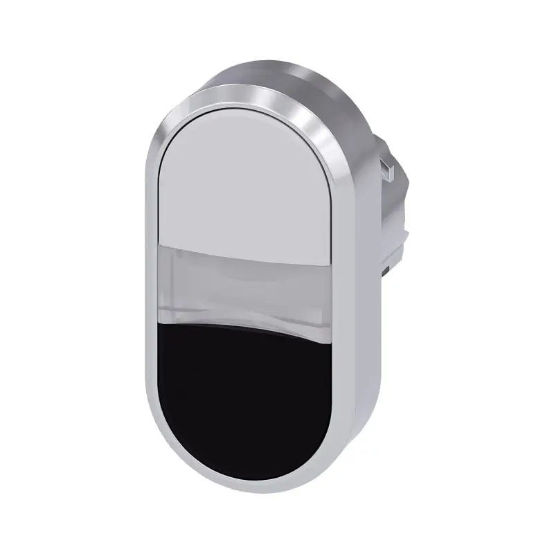 PULS.LUM.DOPPIO PIATTO BIANCO-NERO - SIEMENS 3SU10513AB610AA0