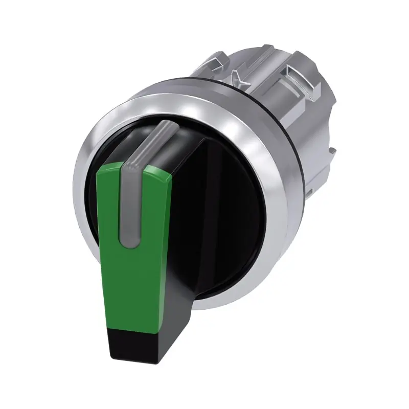 SEL.LUM.LEVA VERDE MOMENT.3POS RIT. DX - SIEMENS 3SU10522BN400AA0