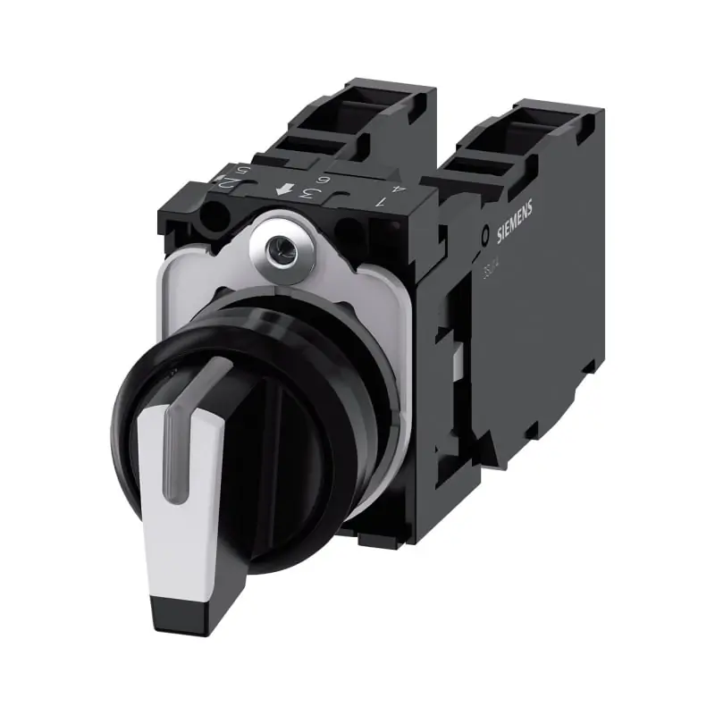 SEL.LUM.PLAS.BIAN 3P.MANT 2X1NO+1NC VITE - SIEMENS 3SU11002BL601LA0