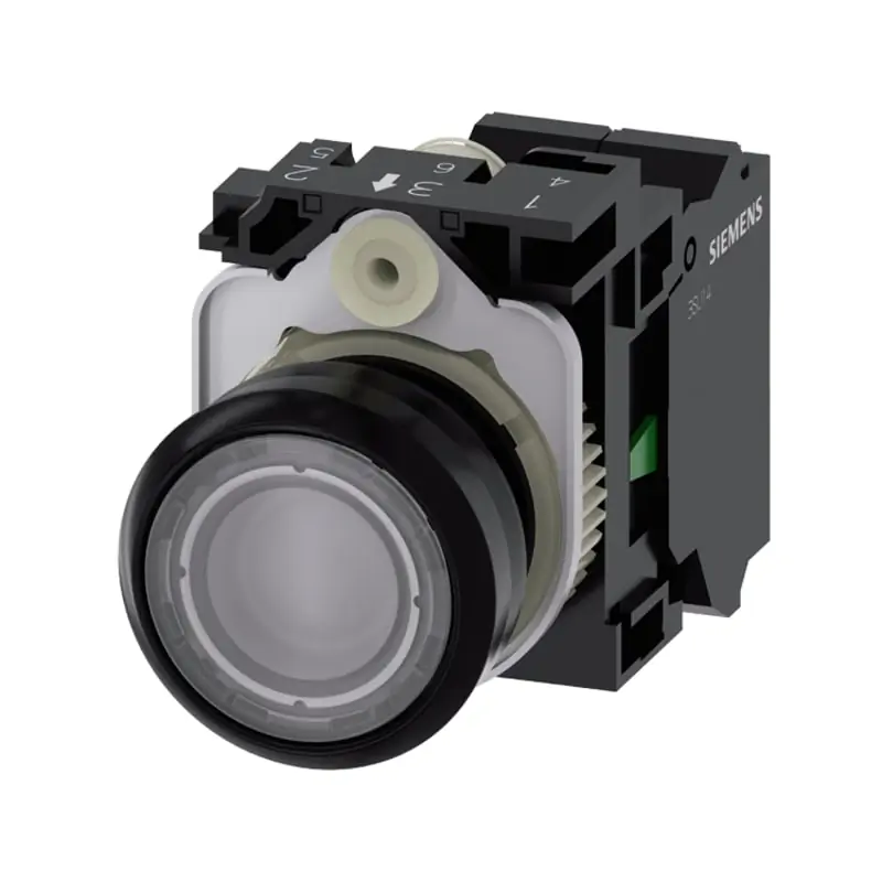 PULS.LUM.PIATTO TRASP.MOLLA 110V AC 1NA - SIEMENS 3SU11030AB703BA0