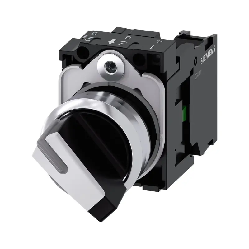 SEL.LUM.LEVA BIANCO MANT.2POS. 1NA - SIEMENS 3SU11502BF601BA0