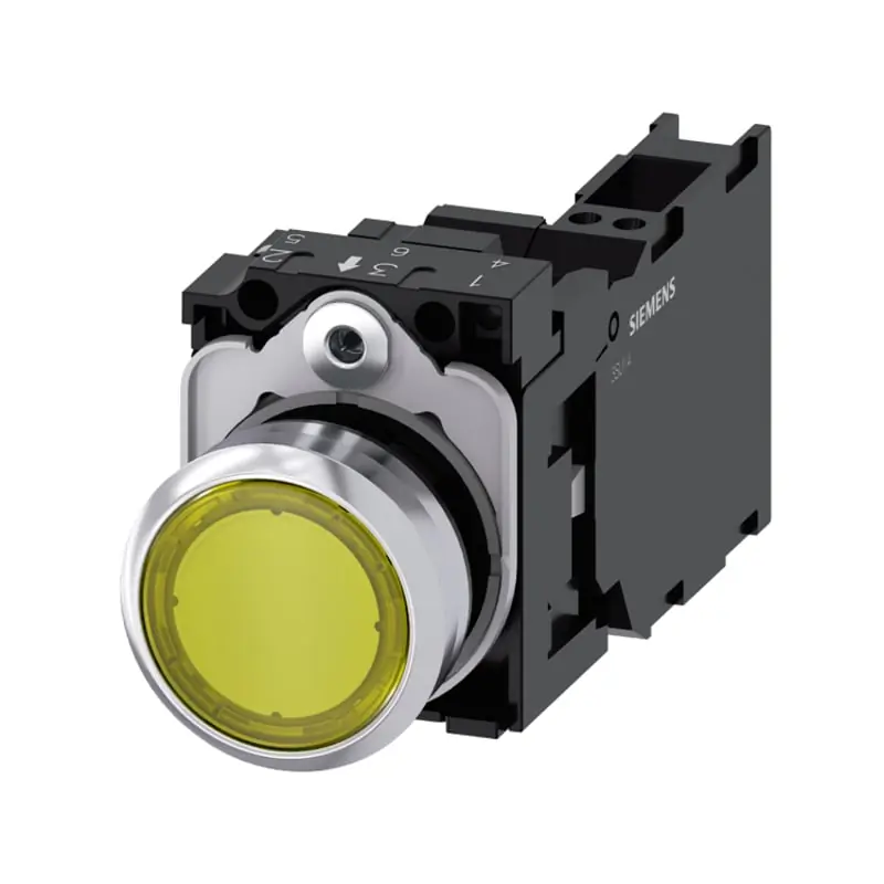 PULS.LUM.MET.GIAL MOMENT 1NO+1NC LED110V - SIEMENS 3SU11530AB303FA0