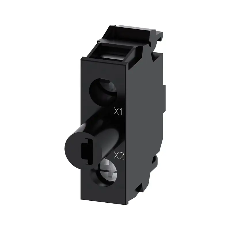 PORT. LED ROSSO INCL. MONT. BASE 24VUC - SIEMENS 3SU14012BB201AA0