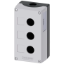 PULSANTIERA VUOTA GRIGIA 3 FORI - SIEMENS 3SU18030AA000AB1