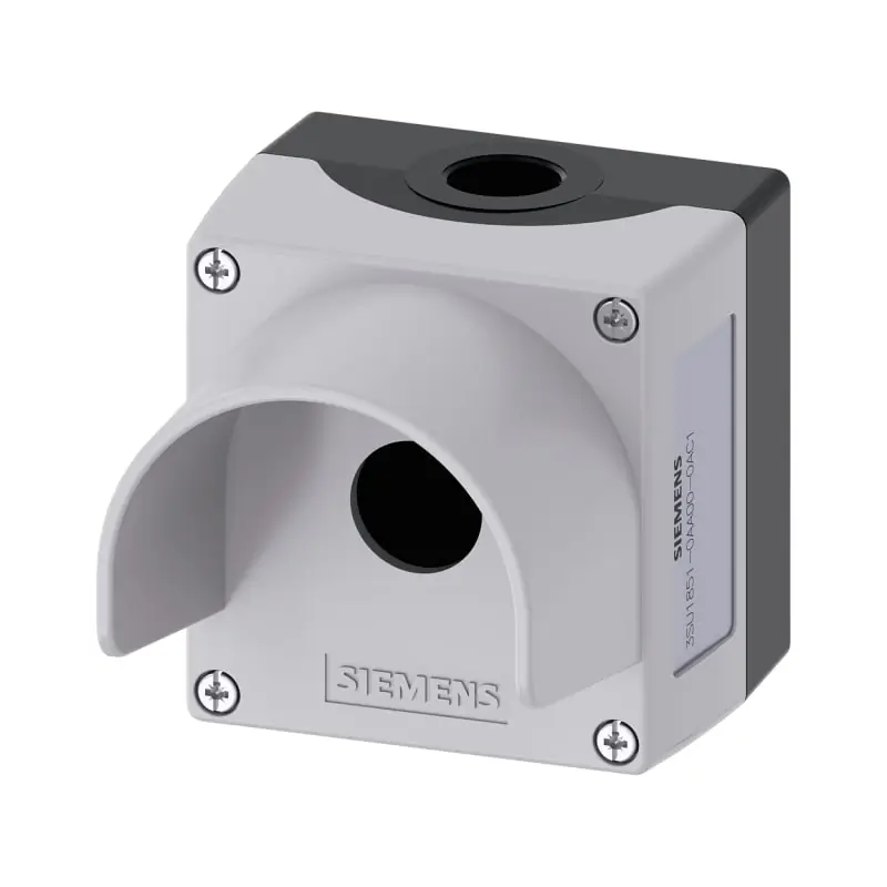 PULSANT. VUOTA GRIGIA 1 FORO CON COLL - SIEMENS 3SU18510AA000AC1