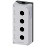 PULSANTIERA VUOTA GRIGIA 4 FORI - SIEMENS 3SU18540AA000AB1