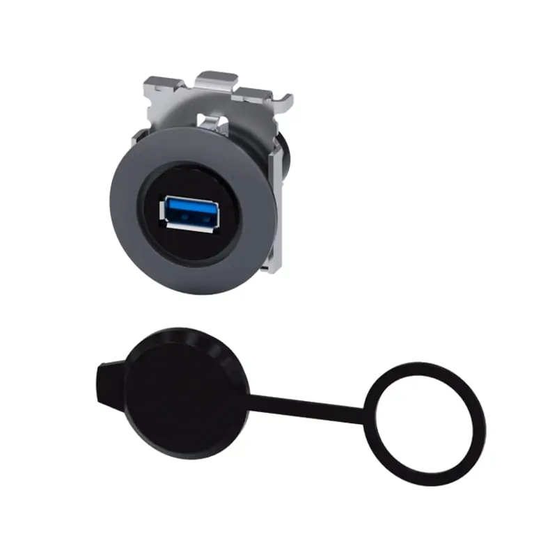 CONNETTORE USB 30MM METALLO OPACO - SIEMENS 3SU19600GA800AA0