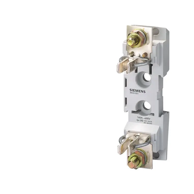 BASE NH GR000/00 160A 1P A VITE X G.DIN - SIEMENS 3NH3051