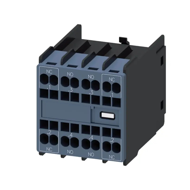 AUX. SWITCH BLOCK, 2NO+2NC - SIEMENS 3RH29112NF22