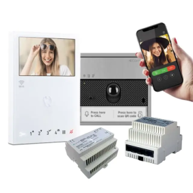 KIT MONO ULTRA DA PARETE, MINI GW SLAVE VIP - COMELIT KVU8508