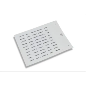 TARGHETTA MG-TAR BIANCA 6,3X30 X COMPONENTI - CEMBRE 45396N