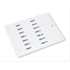 TARGH.MG-TAA ADES.BIANCA 22X22 COMPONENTI - CEMBRE 49695