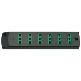 Presa mult. 6P17/11 nero - Vimar 00406.NC