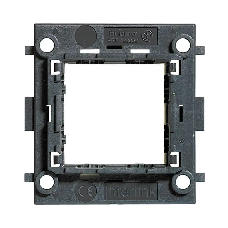 interlink - supporto per 2mod living int - BTicino 120032