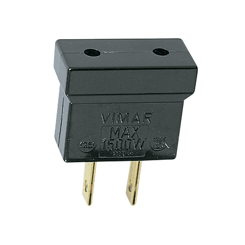 Adattatore 2P USA - P10 nero - Vimar 01351