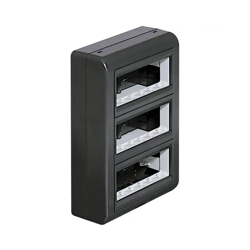 interlink - centr multif 18 moduli grigio - BTicino 150418GR