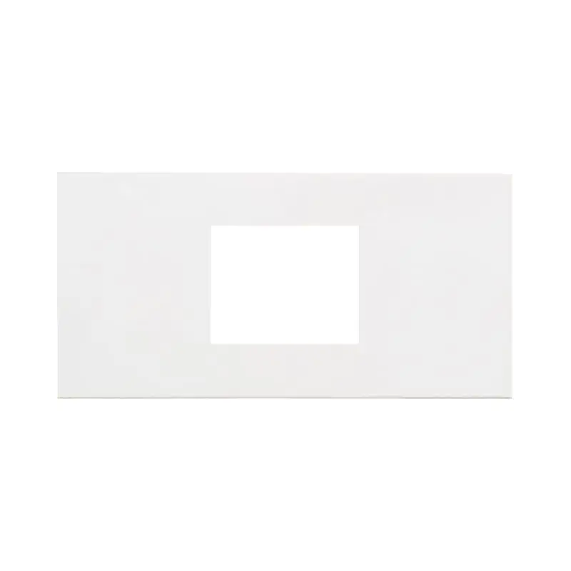 multibox - placca per 2 moduli DIN bianca - BTicino 16136D/2