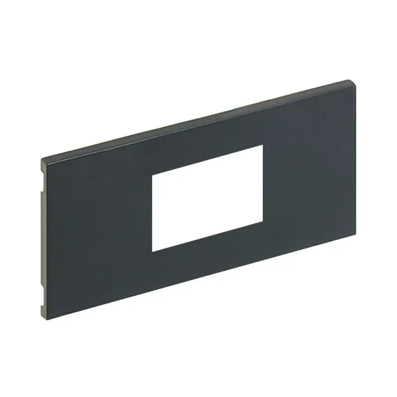 multibox - placca per 2 moduli DIN grigia - BTicino 16136D/2G