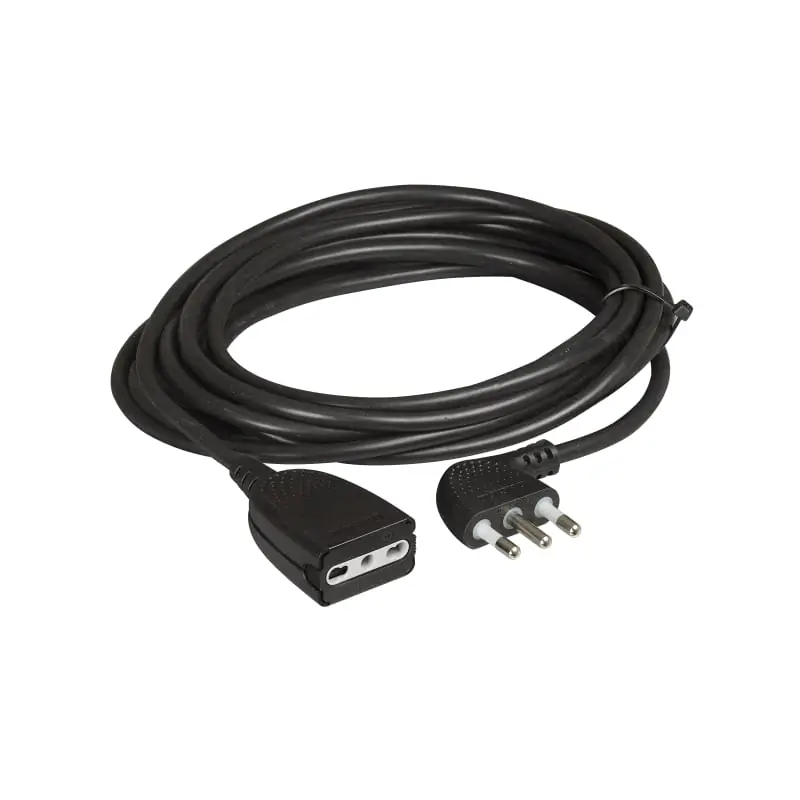 kit - prolunga 5m 2p+T sp16A/pr.10/16A nera - BTicino 2528N