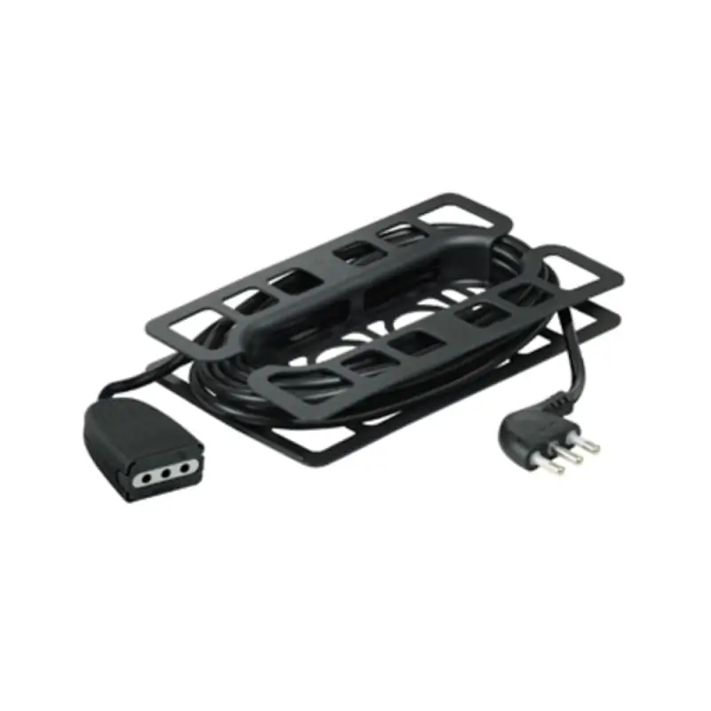 kit - prolunga 3m 2p+T sp./pr.10A nera - BTicino 2536N