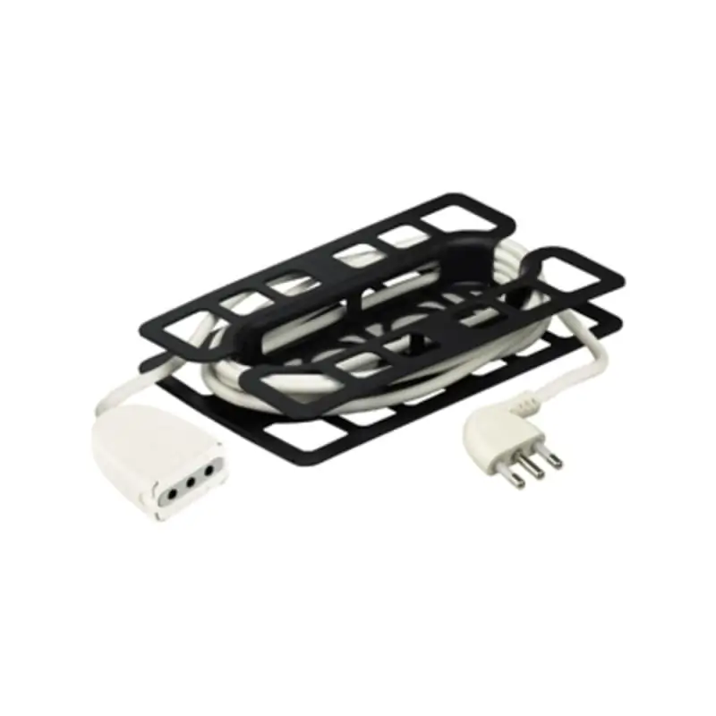 kit - prolunga 5m 2p+T sp./pr.10A bianca - BTicino 2537B