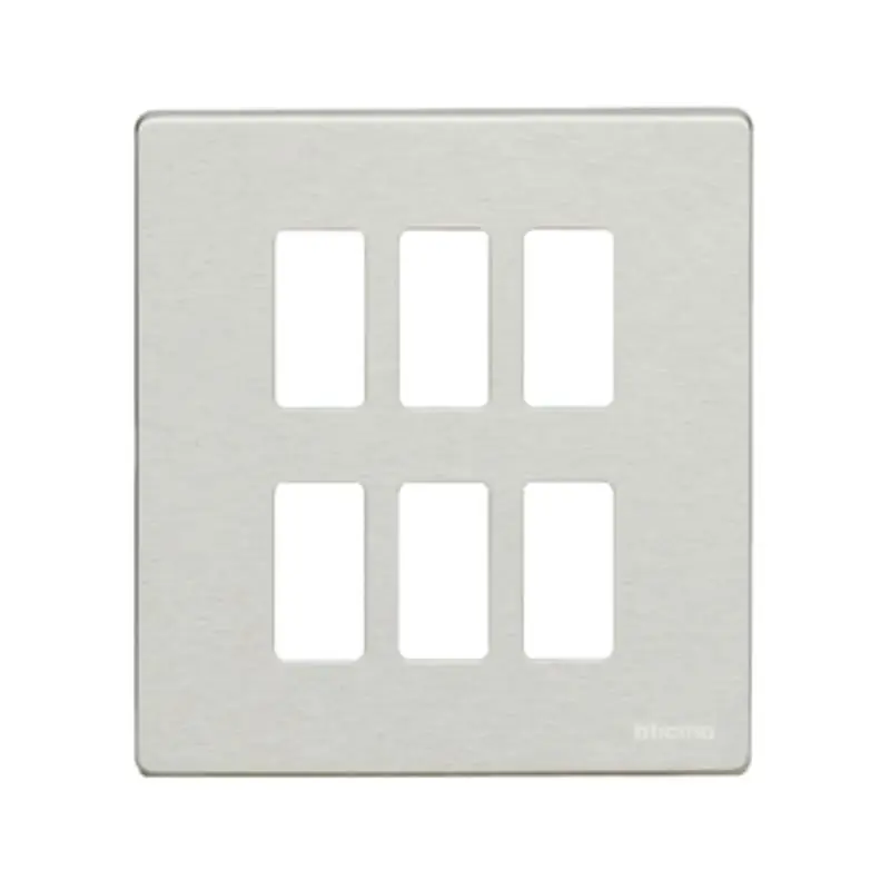 magic - placca 3+3P resina - BTicino 506/6/R