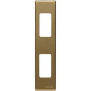 magic - placca verticale a 2 posti bronzo - BTicino 5367/2B