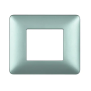 matix - placca 2p silver - BTicino AM4802MSL
