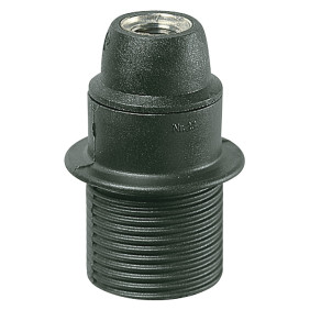Portalampada E14 M10x1 cm/pfil nero - Vimar 02124