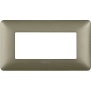 matix - placca 4p titanium - BTicino AM4804MTA