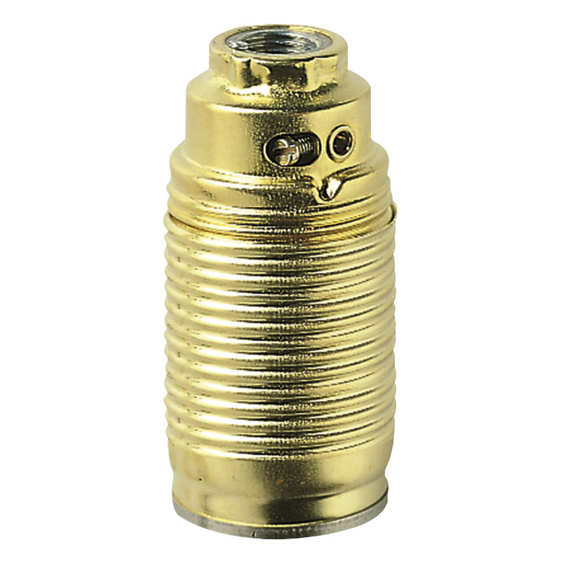 Portalampada E14 M10x1 cm+cpt/fil ottone - Vimar 02148