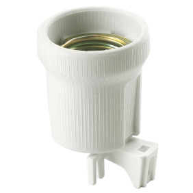 Portalampada E27 ?43mm porc.piastrina90? - Vimar 02174.S