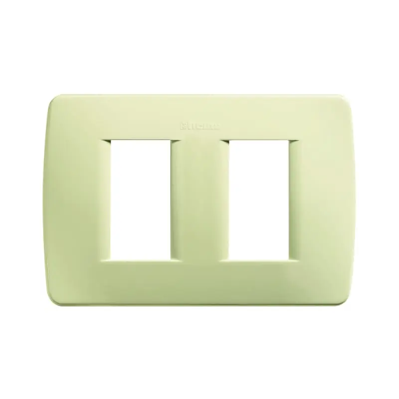 luna - placca modulo 503 2P avorio - BTicino C4803/2AV