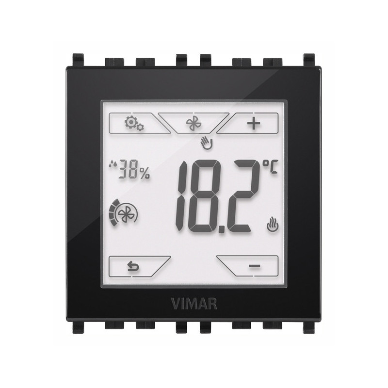 Termostato touch KNX 2M nero - Vimar 02952