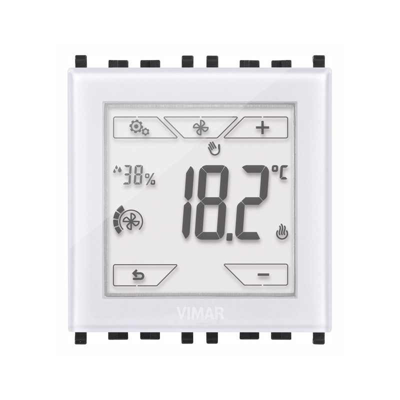 Termostato touch KNX 2M bianco - Vimar 02952.B